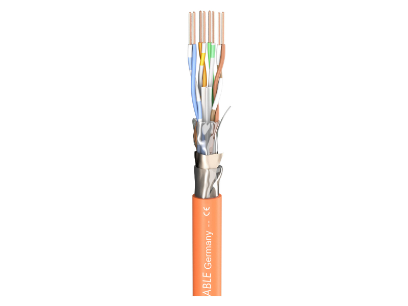 SOMMER CABLE Mercator CAT.6a CPR-Version; FRNC; orange, O 7,10 mm; Eca